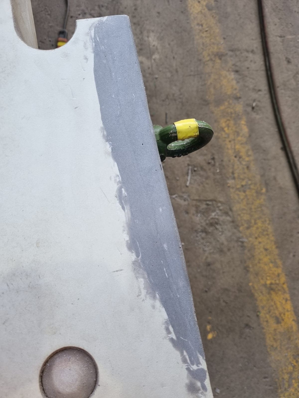 Resultado después de reparar una placa membrana Diemme